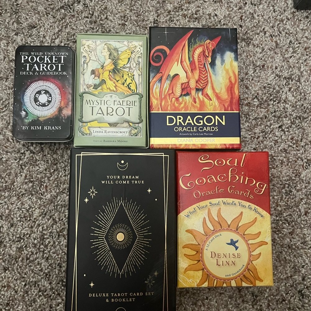 Tarot Deck and Oracle card bundle.
